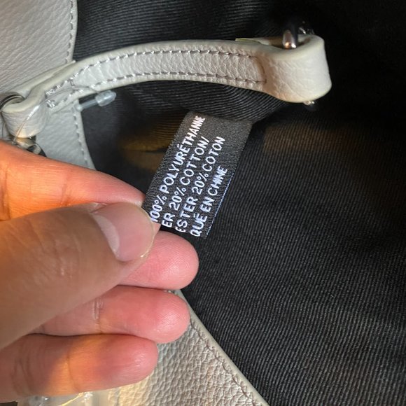 French Connection Dante Tote Bag Purse with Strap in Perla Grey - Picture 7 of 10